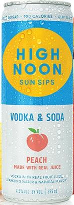 High Noon Sun Sips - Peach Vodka & Soda (355ml) (355ml)