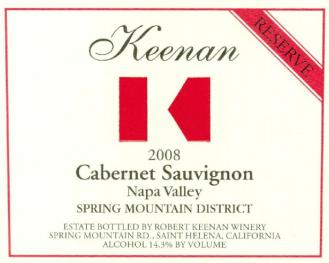 Robert Keenan Cabernet Sauvignon Napa - Cabernet Sauvignon NV
