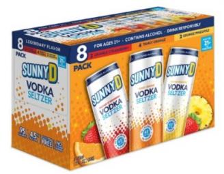 Sunnyd Vodka Seltzer 8 Pack NV (355ml)